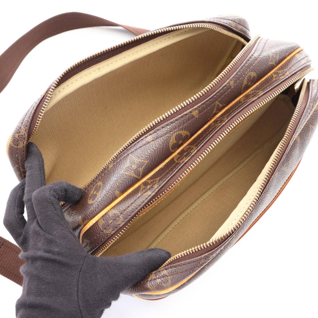 LV Reporter PM Monogram Brown - 3