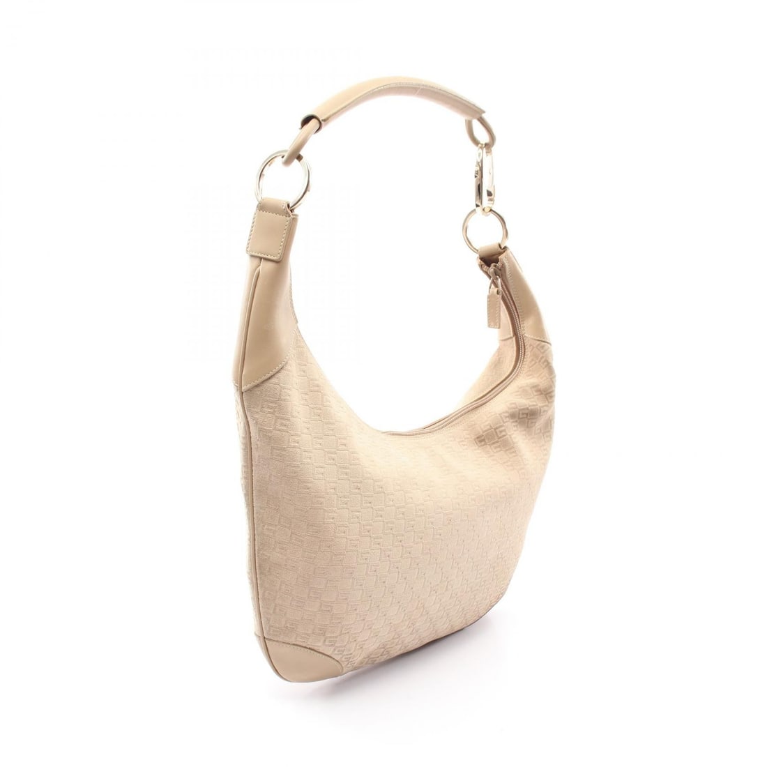 Gucci G Pattern Suede Shoulder Beige - 2