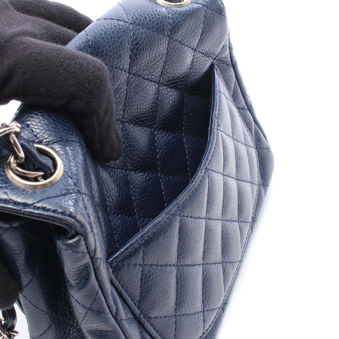 Chanel Mini Matelasse Navy - 7