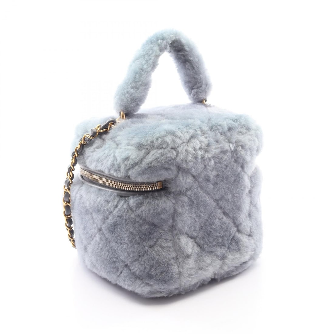 Chanel GHW Vanity Chain Gray - 2