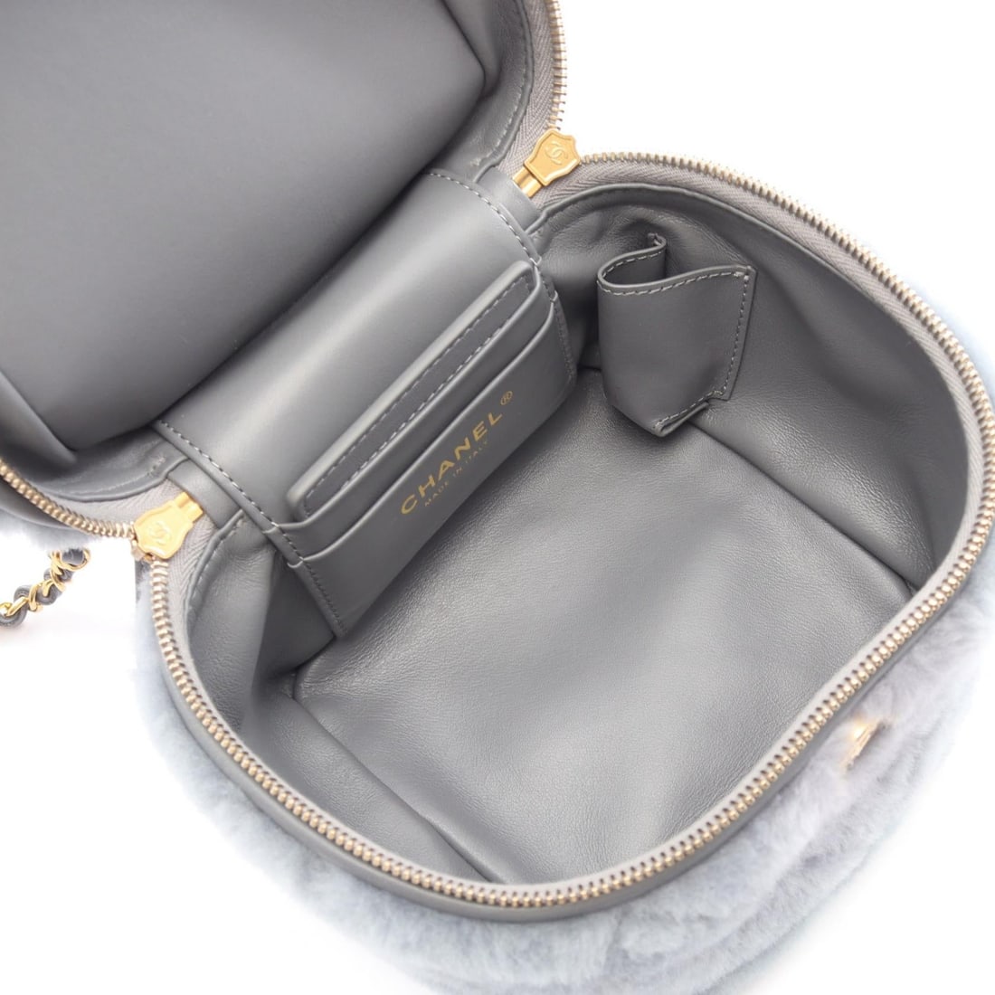 Chanel GHW Vanity Chain Gray - 3
