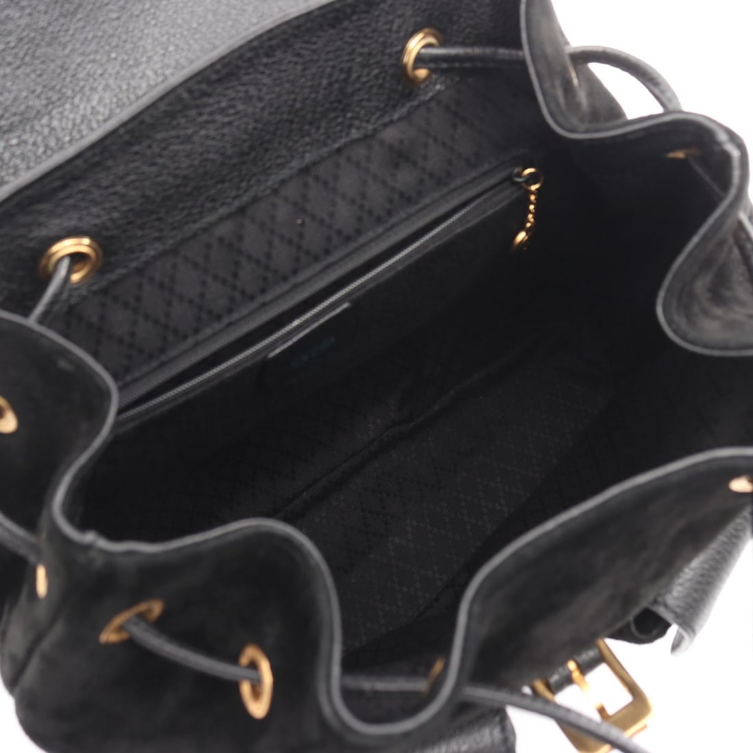 Gucci Bamboo Suede Backpack Black - 3