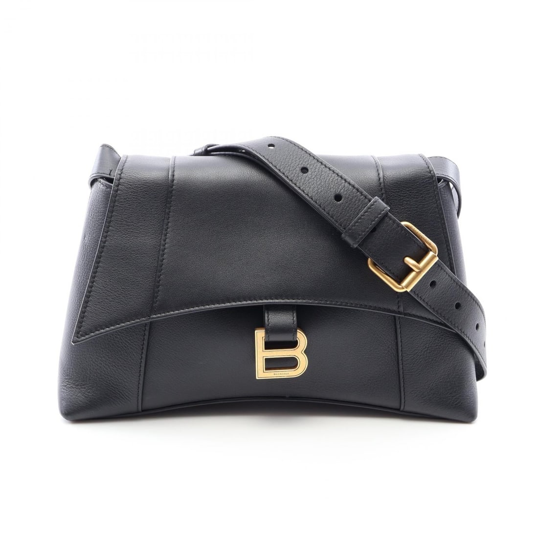 Balenciaga Downtown Small Black: Black DOWNTOWN Small shoulder bag in leather. Model 671353. No accessories. 29 x 17 x 11 cm. Shoulder 55-97 cm.