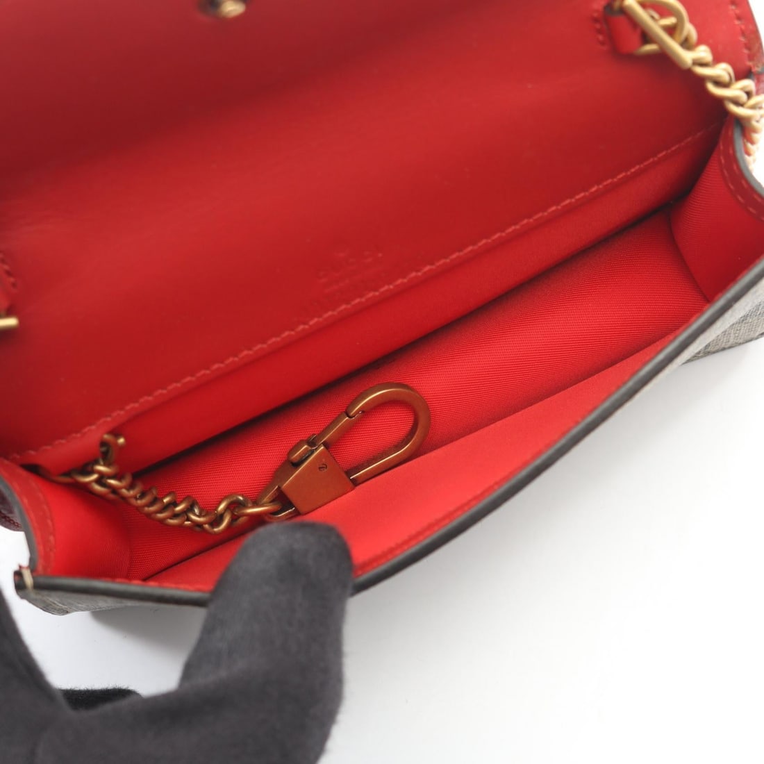 Gucci Cherry GG Supreme Mini Chain - 3