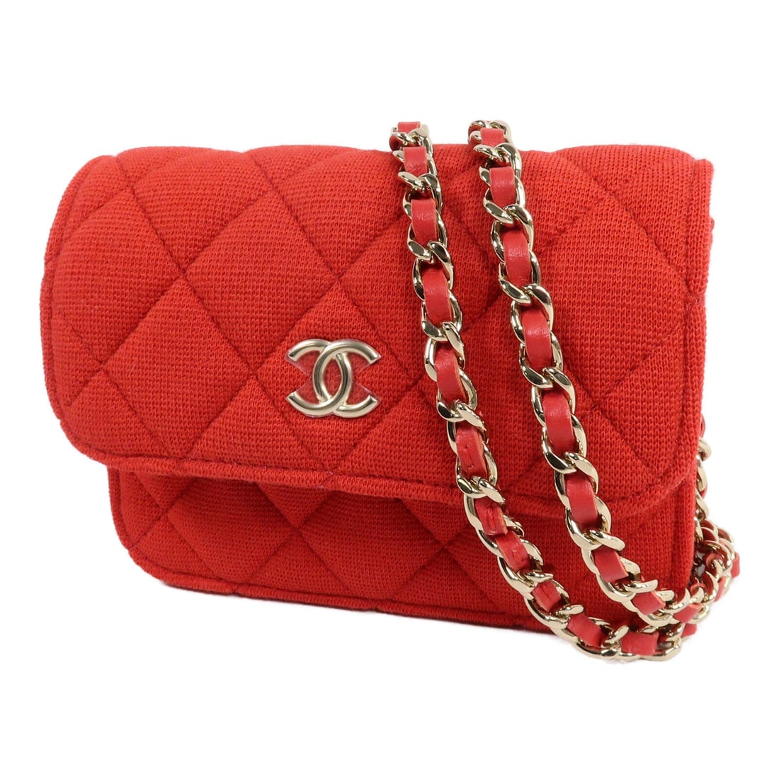 Chanel GHW Micro Mini Flap Red - 3