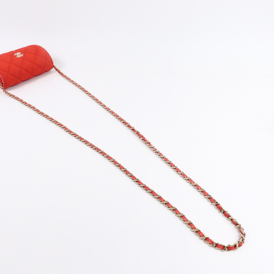 Chanel GHW Micro Mini Flap Red - 9
