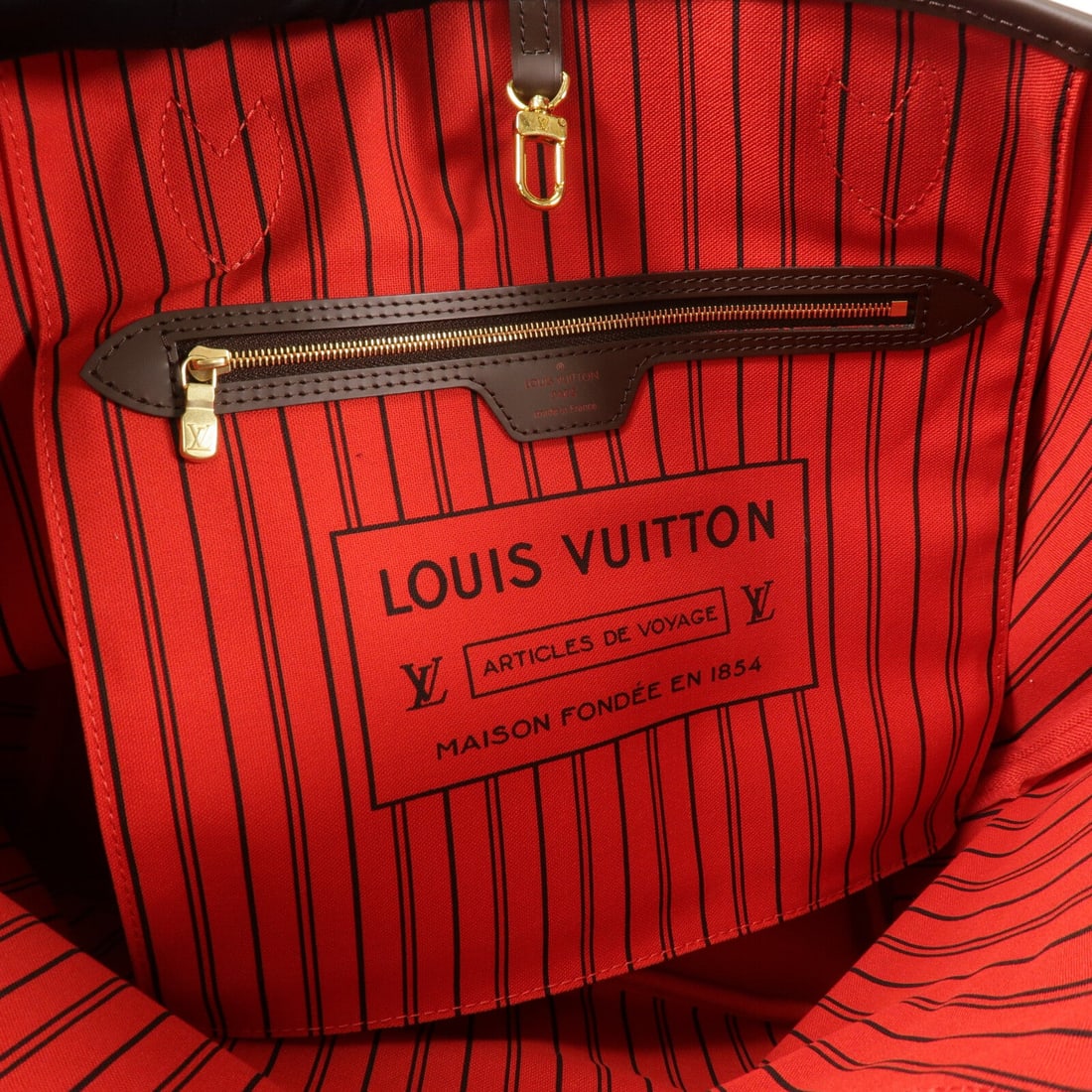 LV GHW Neverfull MM Damier - 7
