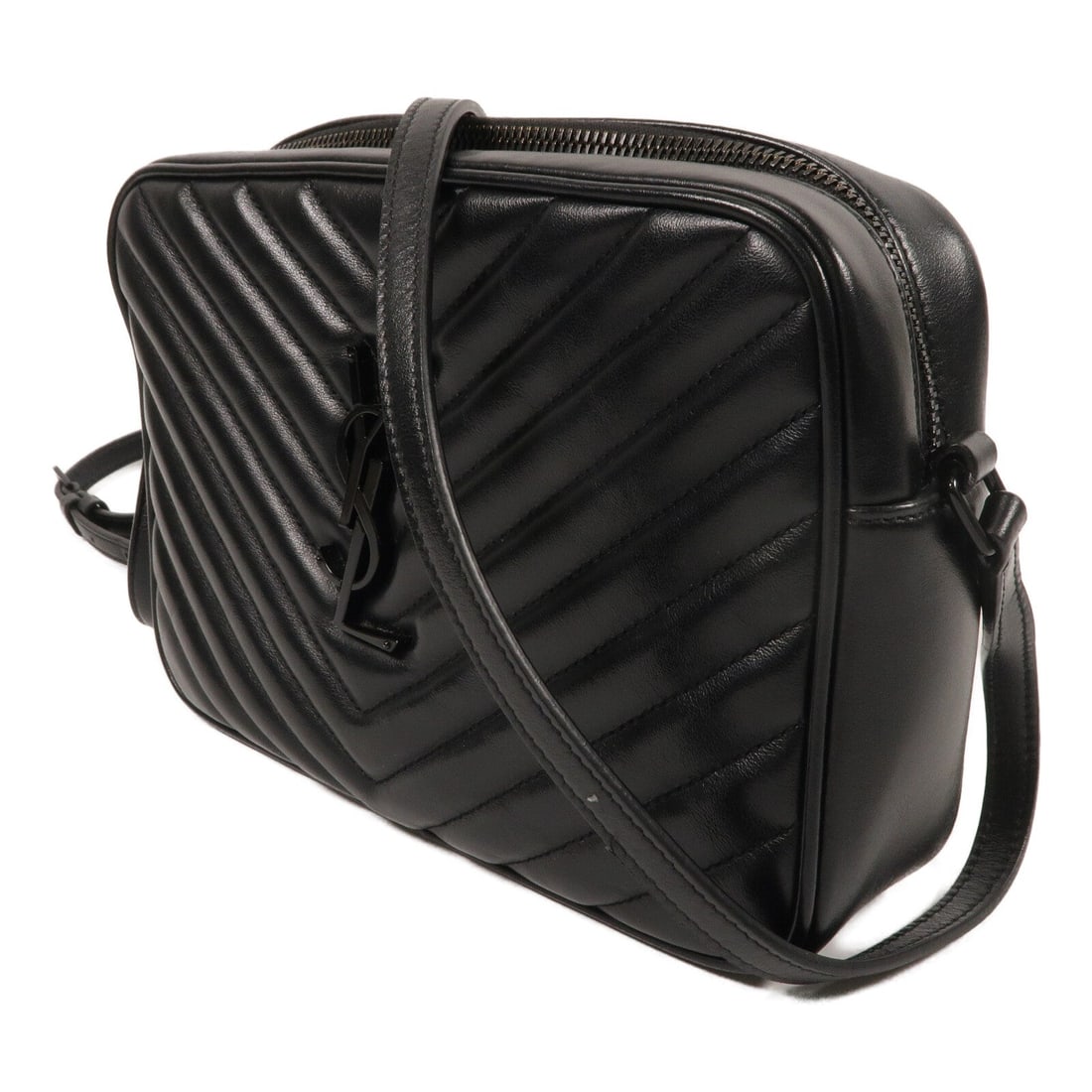 YSL Lou Camera Bag Black - 3