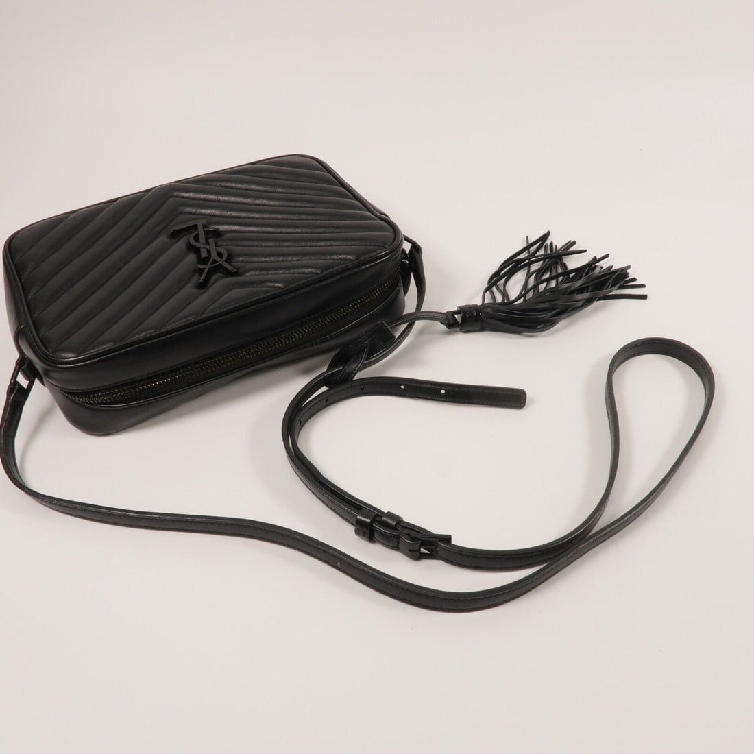 YSL Lou Camera Bag Black - 8