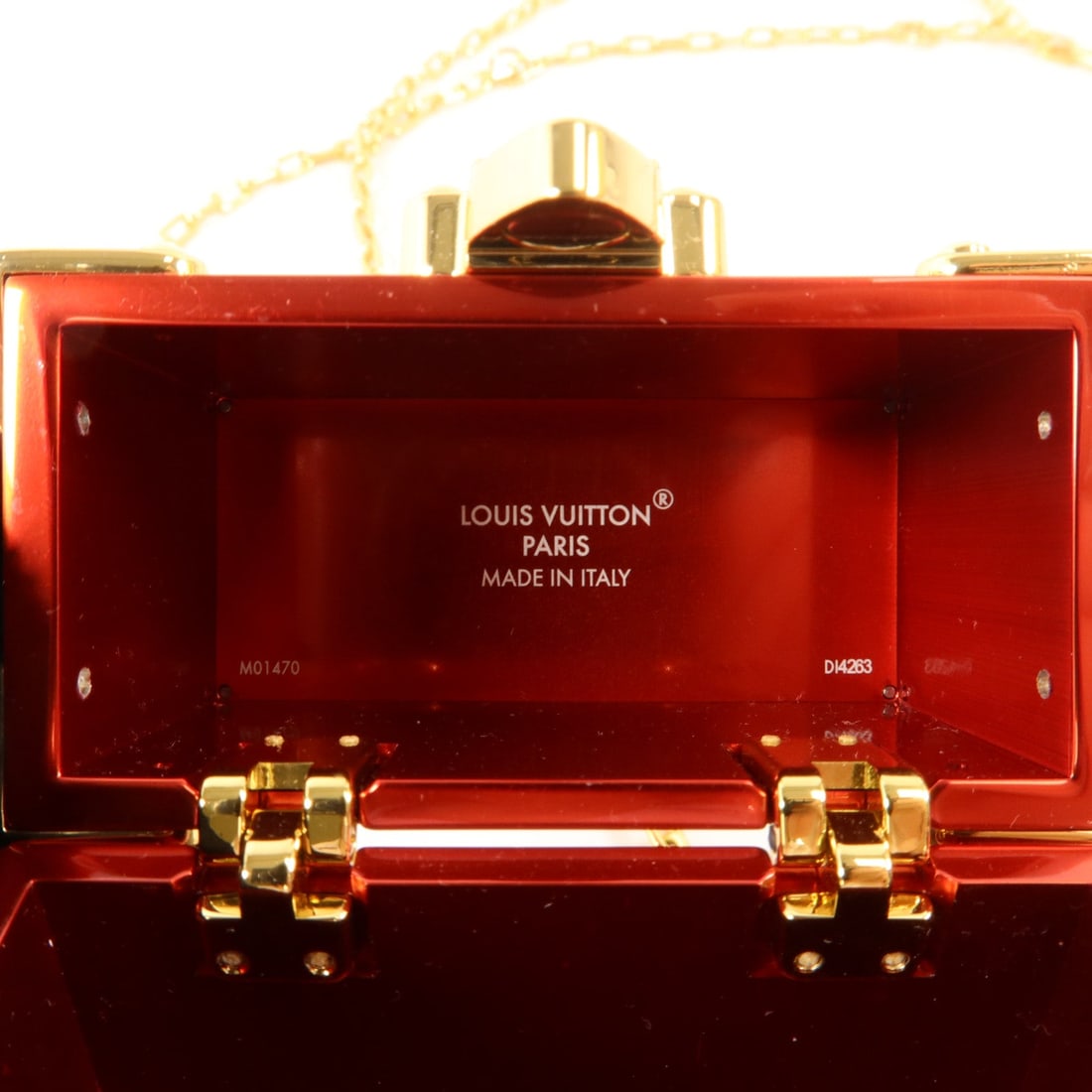 LV GHW Trunk Box Pouch Red - 6