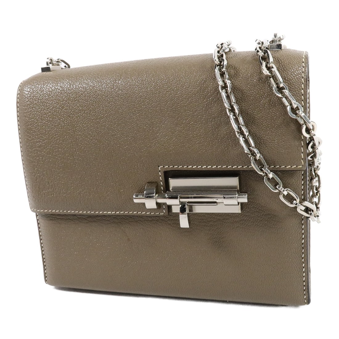 Hermès PHW Mini Verrou Etoupe - 3