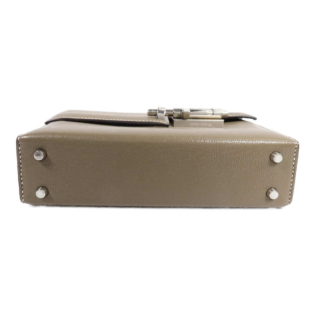 Hermès PHW Mini Verrou Etoupe - 4
