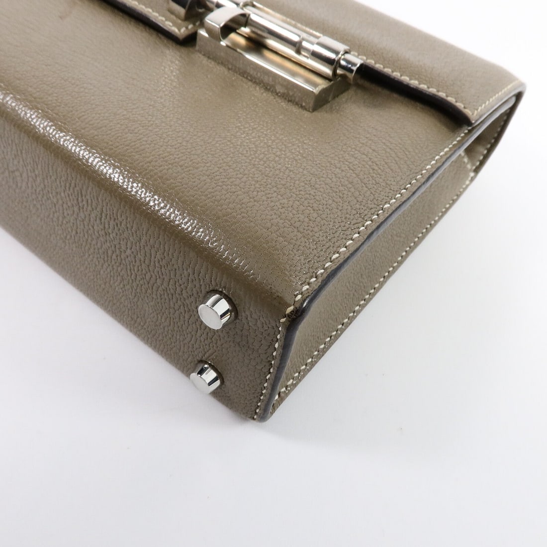 Hermès PHW Mini Verrou Etoupe - 7