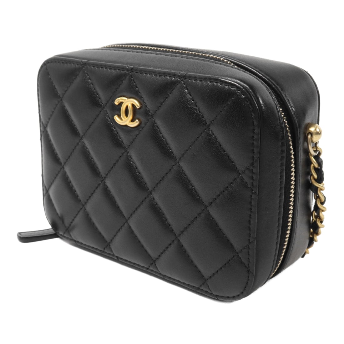 Chanel GHW Mini Camera Black - 3