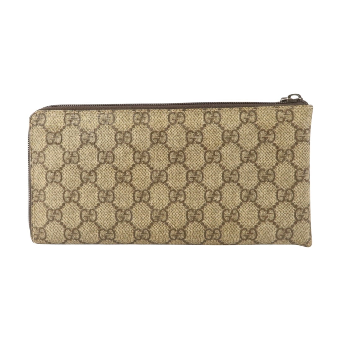Gucci GG Long Zip Pouch Brown - 2