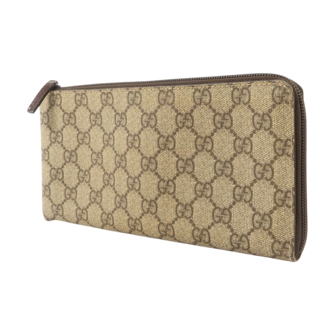 Gucci GG Long Zip Pouch Brown - 3