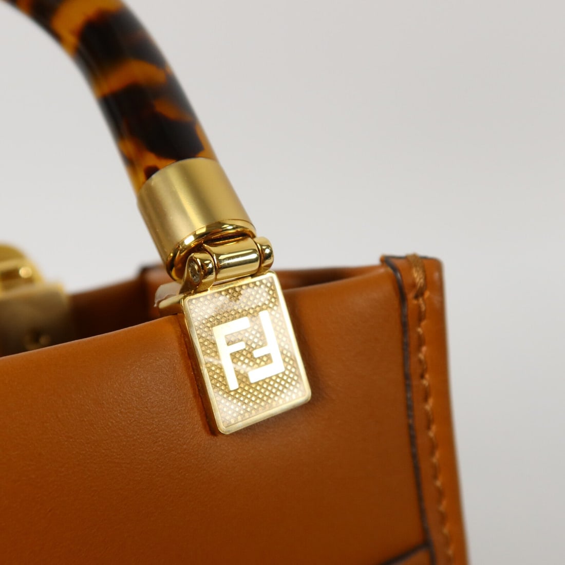 Fendi GHW Mini Sunshine Shopper - 6
