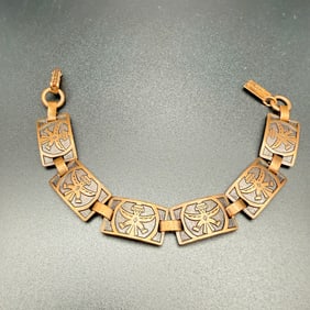 Bell Trading Co Copper Thunderbird Bracelet