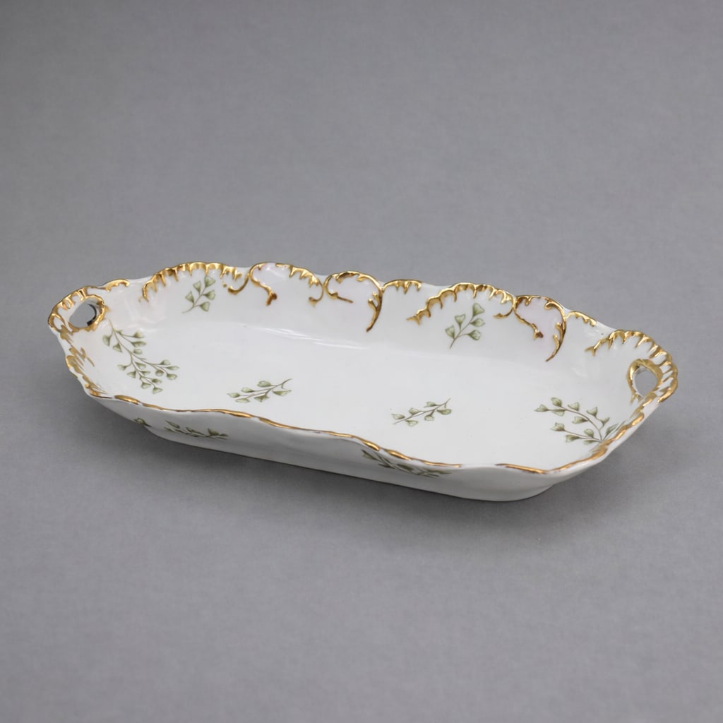 Antique Limoges Hand Painted Tray c.1897 (1 of 14)