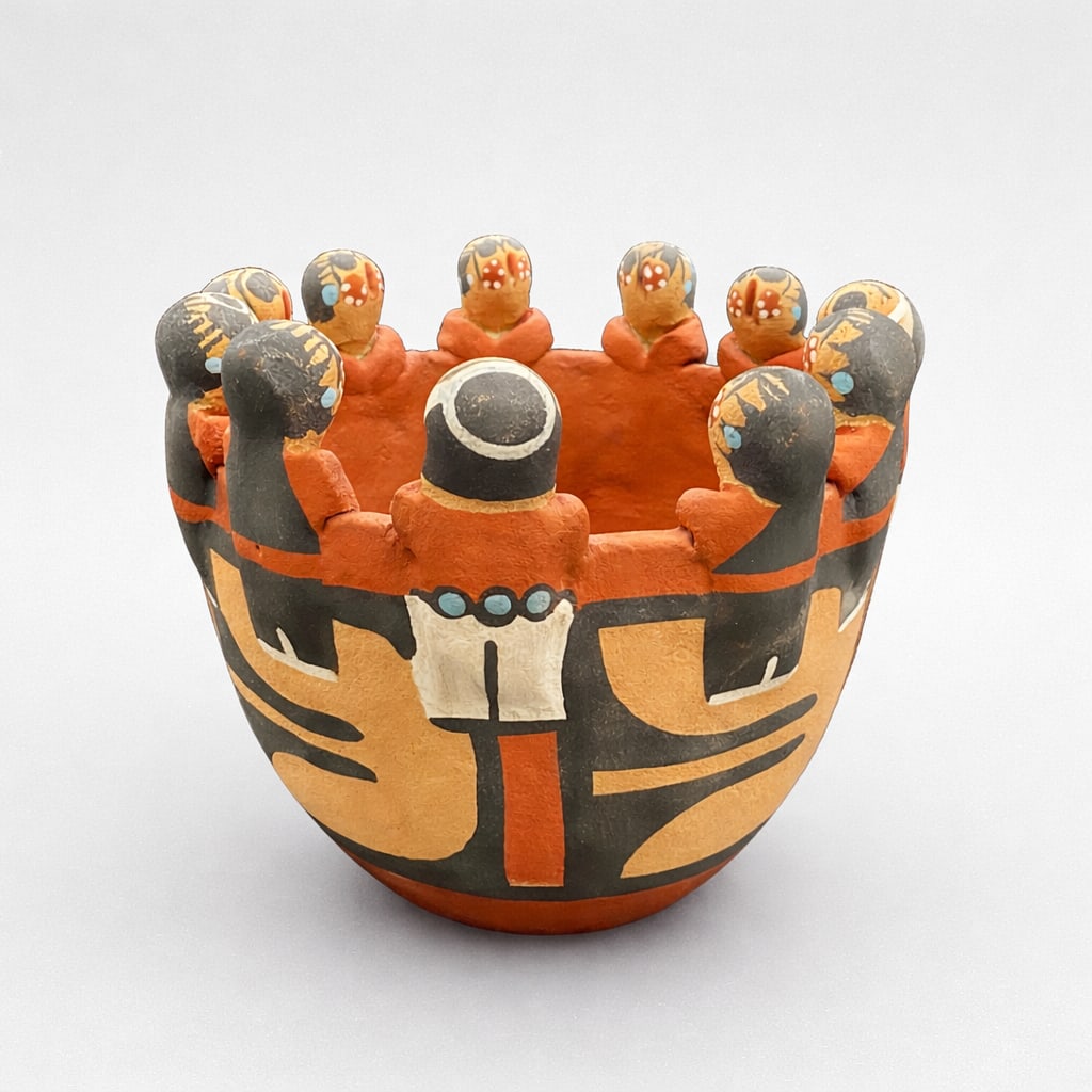 H. Sando Jemez Friendship Bowl Tortoise (1 of 11)