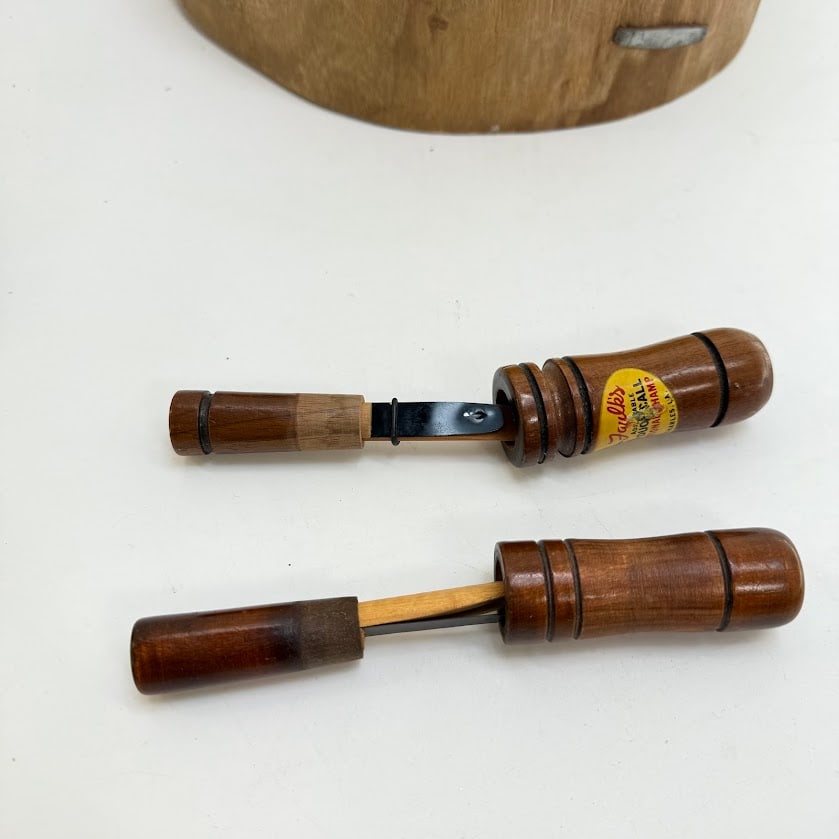 Pair Vintage Wooden Duck Calls Faulk (1 of 6)