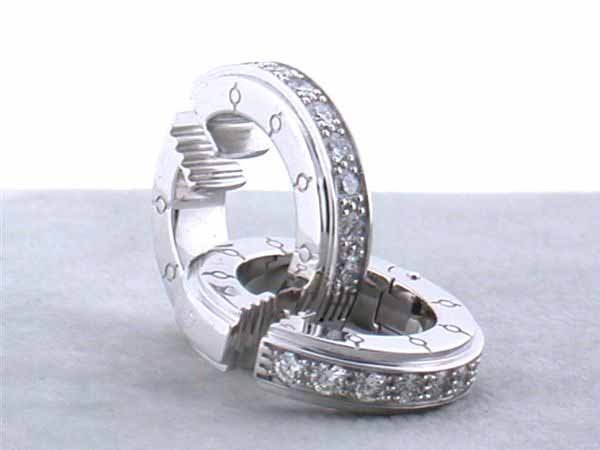 18k White Gold Diamond MAUBOUSSIN Earrings