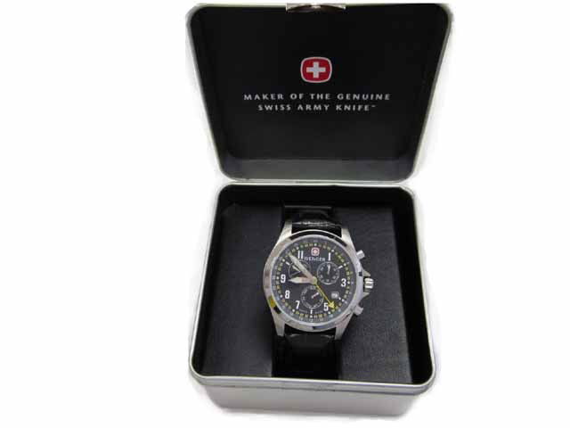 Wenger Men's TerraGraph Dual Time Power Reserve Alarm S: This is a Wenger Men's TerraGraph Dual Time Power Reserve Alarm Swiss Watch. The Watch has a Full sweep second hand. The Watch is Water-resistant to 330 feet (100 M). The Band is Leather.