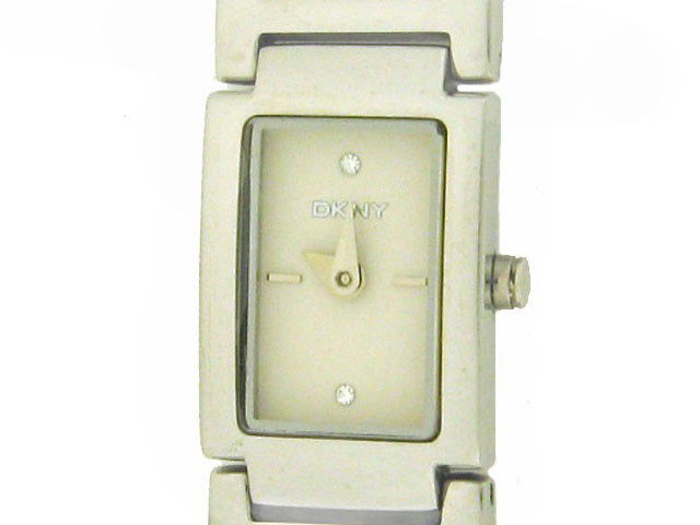 DKNY Watch, Women's Stainless Steel Bracelet NY4442: This is a DKNY Watch, Women's Stainless Steel Bracelet NY4442 with the following features: Silver tone stainless steel bracelet with crystal accents, Silver tone stainless steel rectangular case, matt