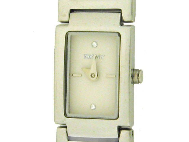 DKNY Watch, Women's Stainless Steel Bracelet NY444: This is a DKNY Watch, Women's Stainless Steel Bracelet NY4442 with the following features: Silver tone stainless steel bracelet with crystal accents, Silver tone stainless steel rectangular case, matt