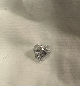 Diamond Heart Cut VVSI D color  1 Ct  from South Africa