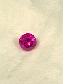 Neon Pink Sapphire Round Cut Transparent  1.80 Ct  from Sri Lanka