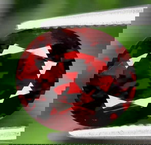 Orangish Red Spessartite Garnet Oval Cut VVS 1.6ct from Nigeria