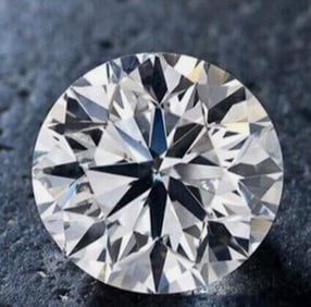 Natural White Diamond Round Cut  D Color Grade VVS1 1.05 Ct