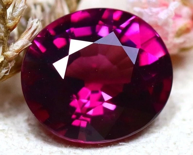 FLAWLESS Natural Mogok Pink Ruby 2,.87 ct Oval Cut (1 of 4)