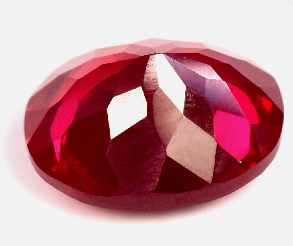 Natural Flawless Mogok Red Ruby Oval Cut 8 Ct - 2