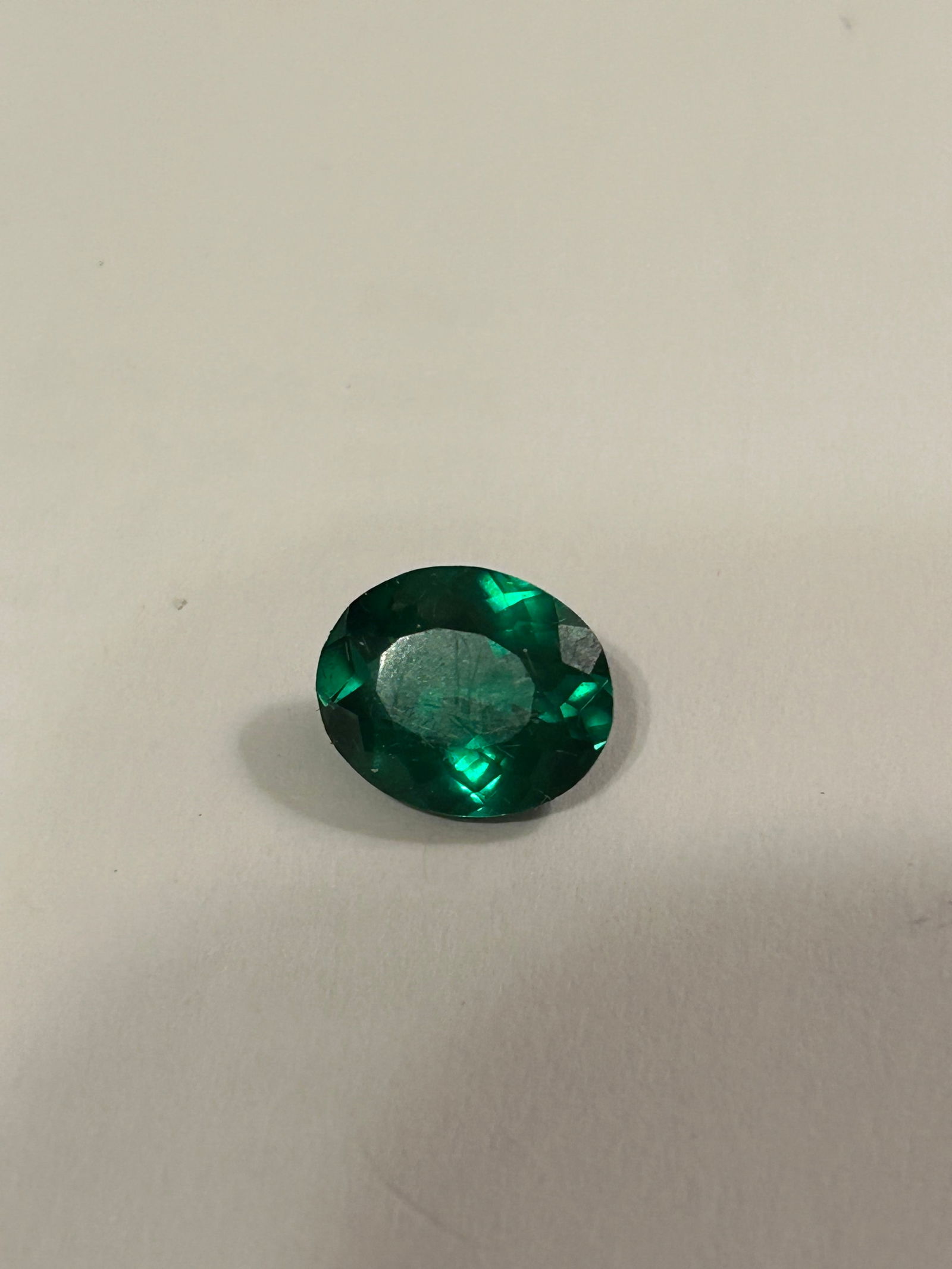 Emerald 5.05 Carat Oval Cut from Columbia (1 of 3)
