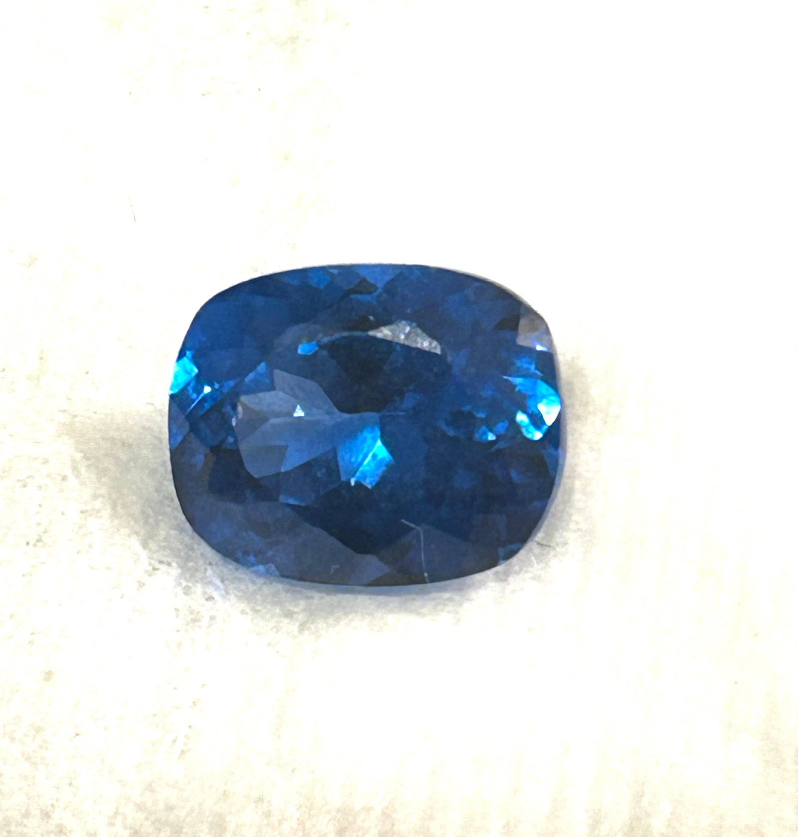 Santa Maria Blue Aquamarine 6 Ct Cushion Cut from Brazil: "Santa Maria" refers to the rarest, deepest blue color, which dramatically increases value. At 6 carats, it's a substantial size, pushing prices higher per carat. A well cut, eye clean stone is more