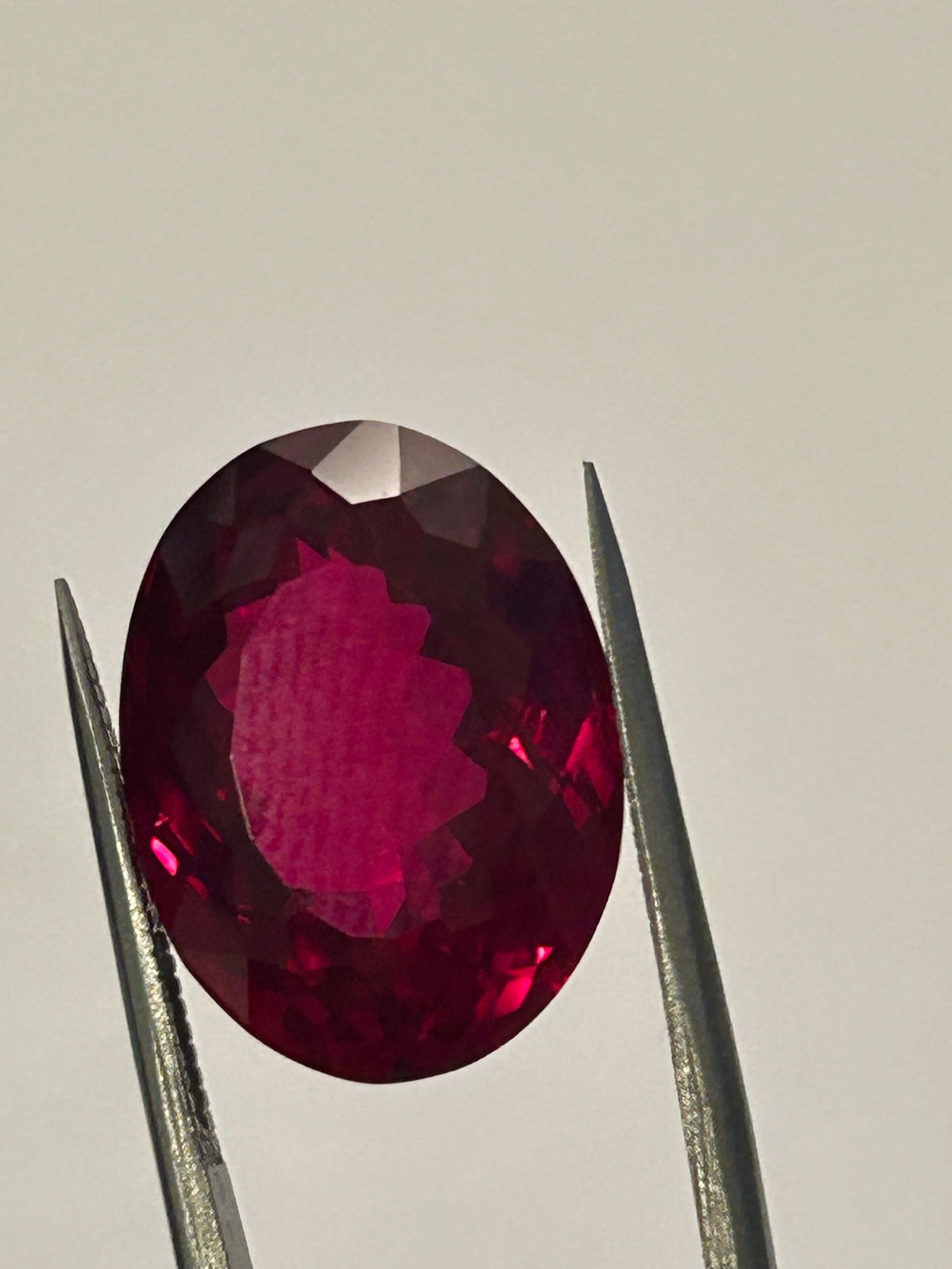 Natural Ruby Brilliant Oval Cut 15.4 ct AWESOME STONE - 4