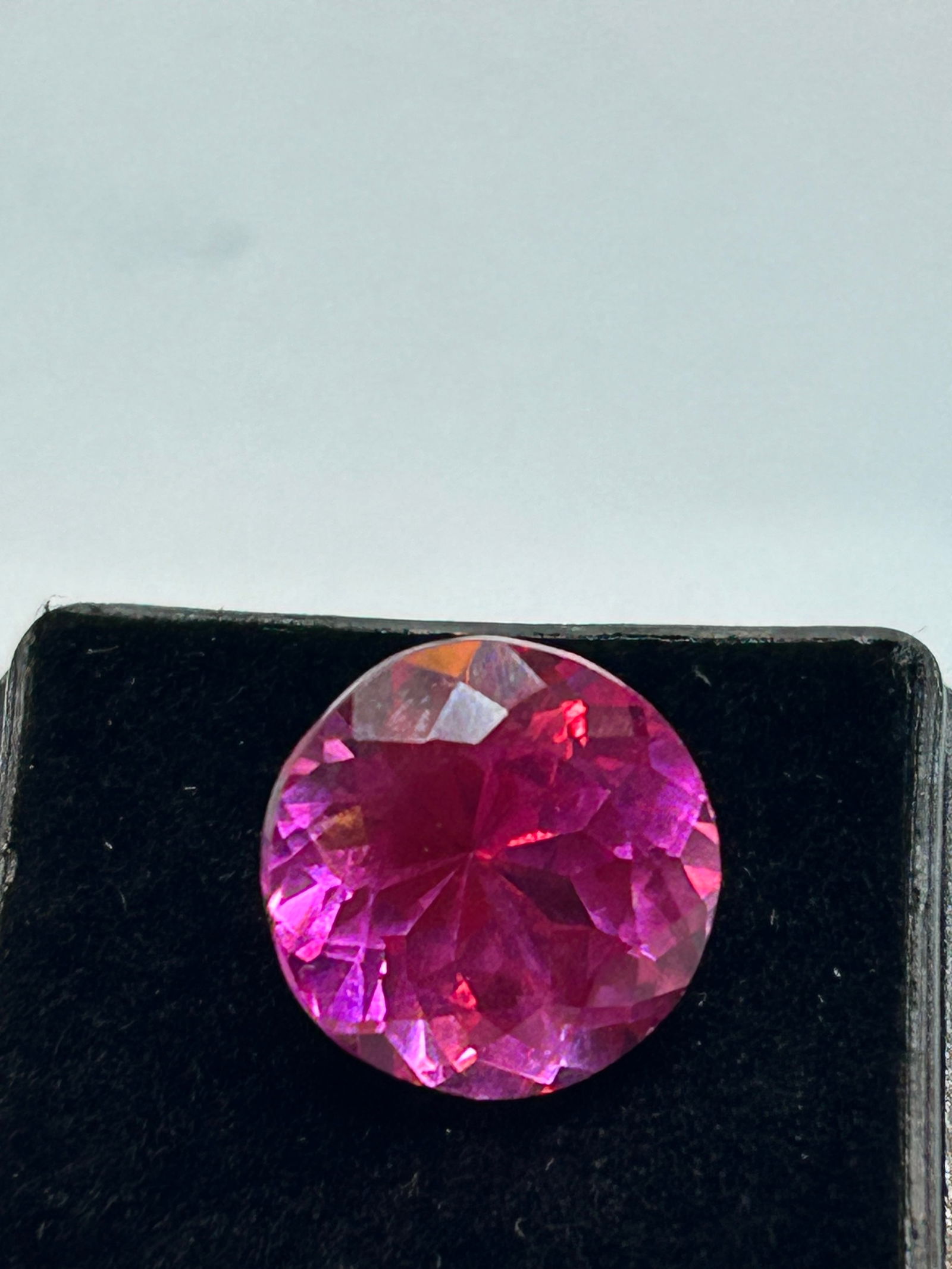 Natural Mogok Pink Sapphire 8.75ct Round Cut STUNNING: This stunning sapphire is from the renowned Mogok region of Myanmar this rare, high-clarity, and vivid gemstone is known for exceptional color.