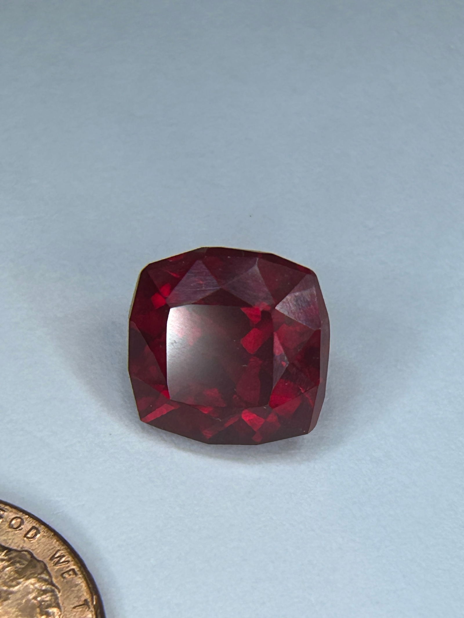 Mozambique Ruby 8.22cts Cushion Cut GIE Certification - 2
