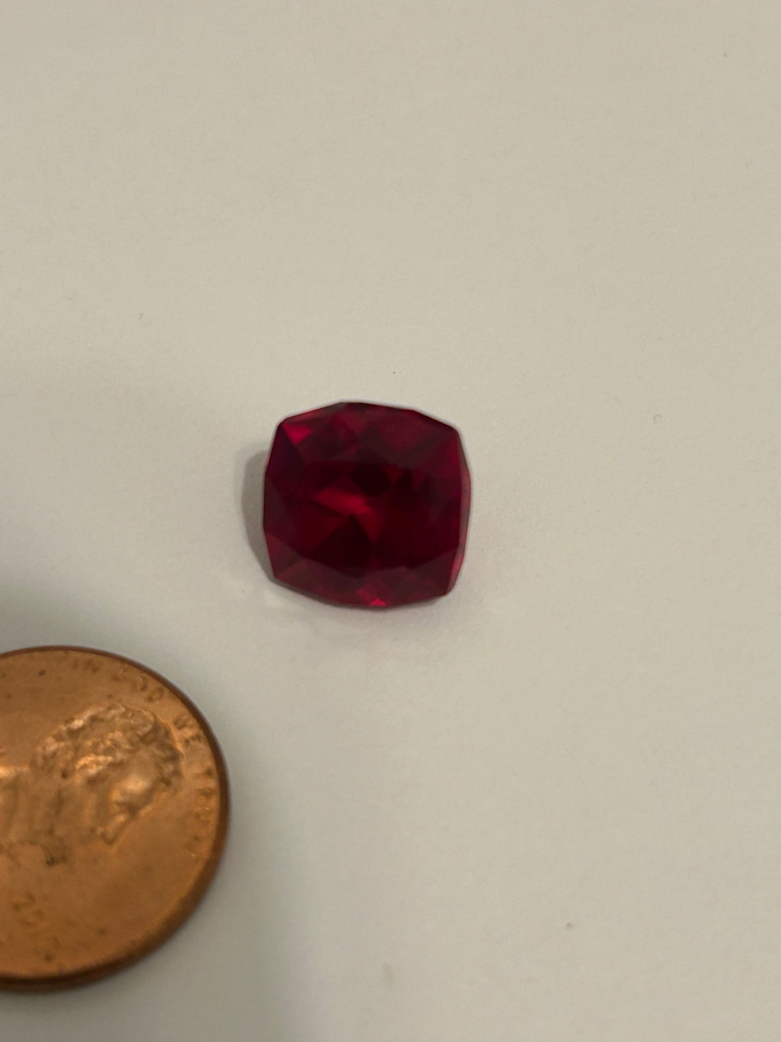 Mozambique Ruby 8.22cts Cushion Cut GIE Certification - 3