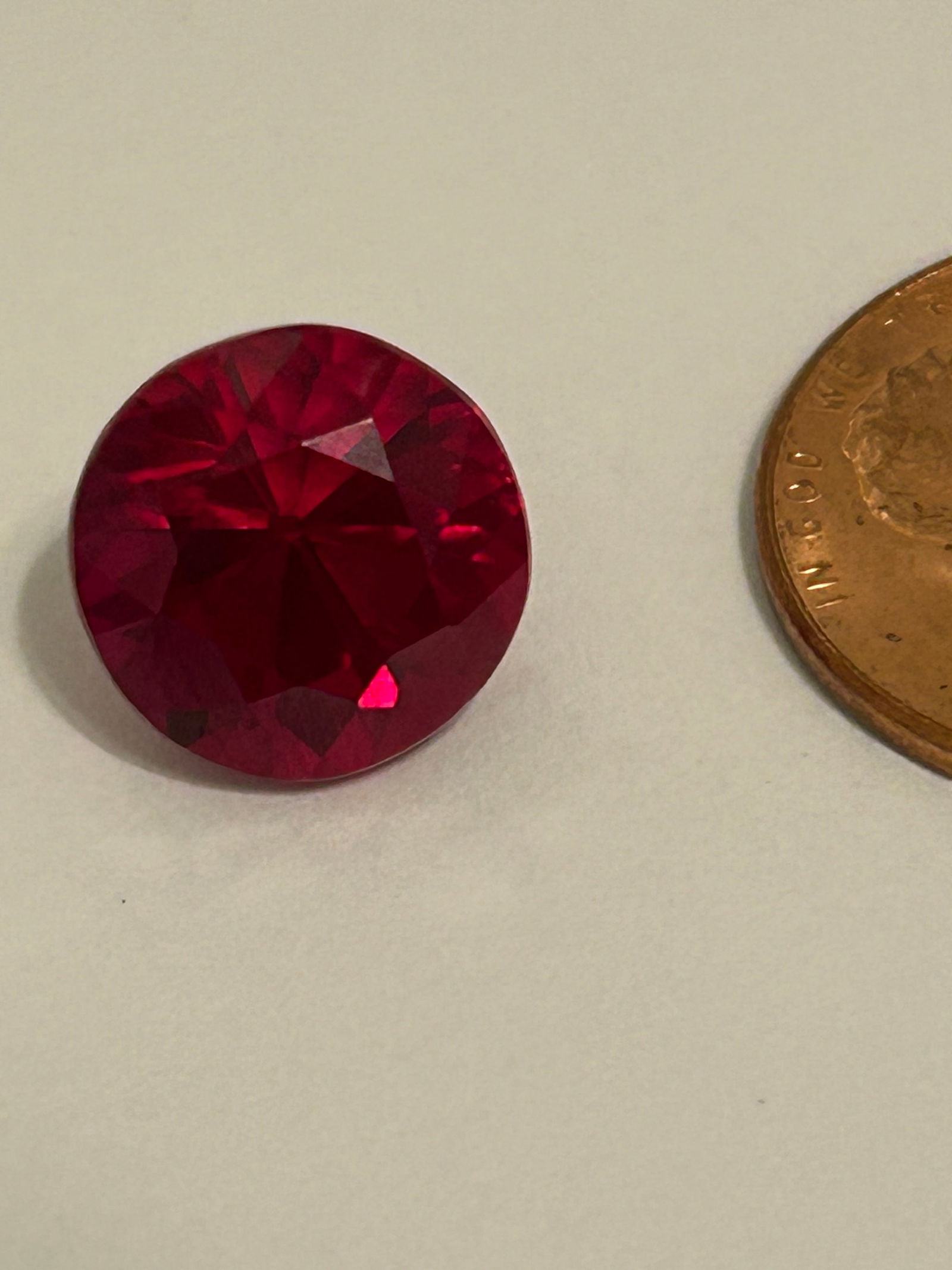 Myanmar Ruby 7.9ct Round Cut No reserve GIR Certified - 2