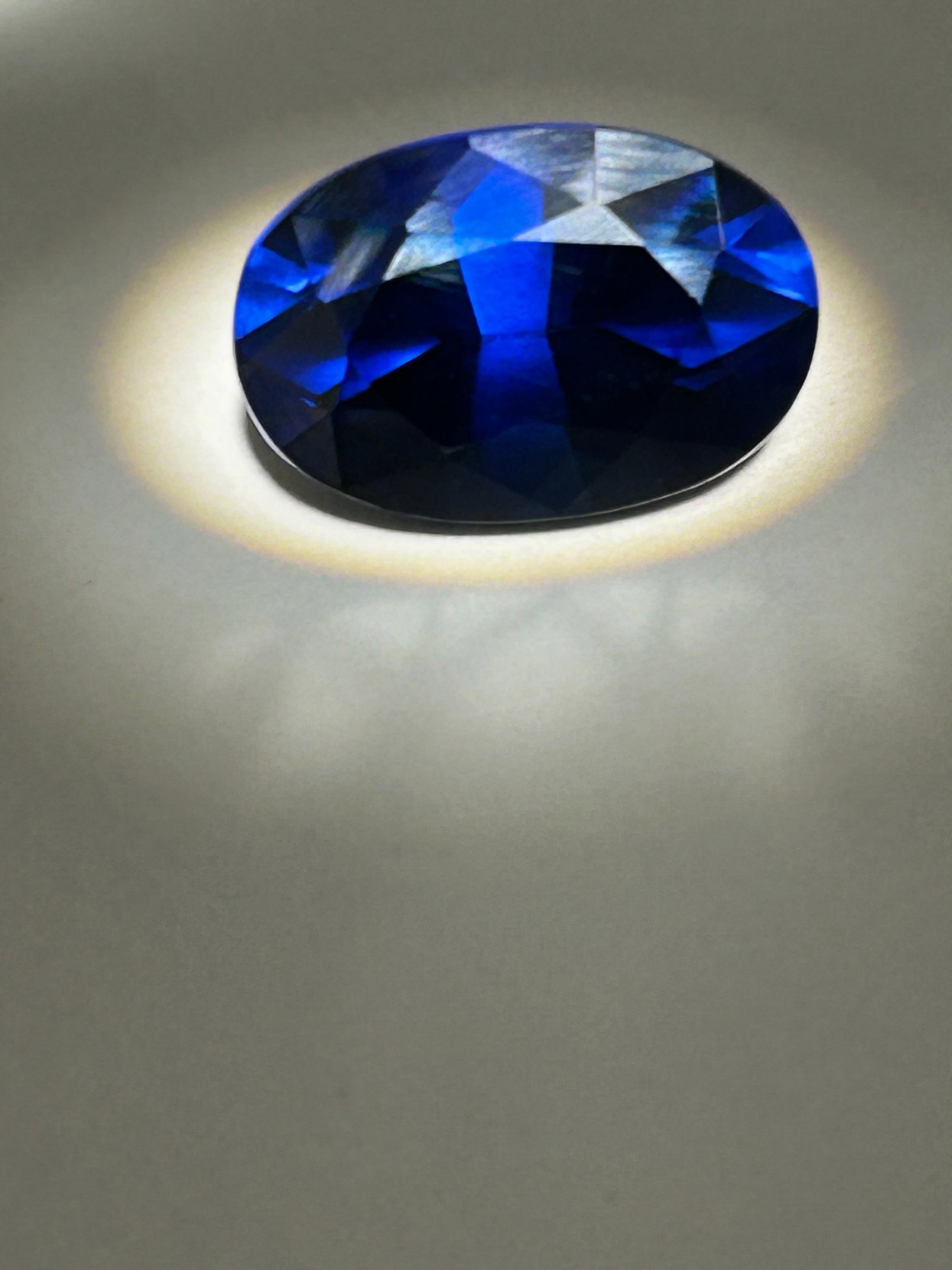 10.4ct Sri Lankan Dark Moody Blue Sapphire Oval Cut No Reserve EGLCertified (1 of 3)