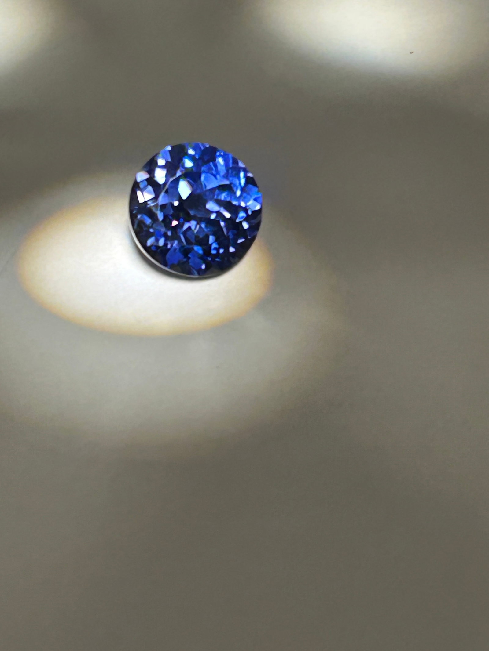 4.65ct Ceylon Blue Sapphire Round Cut No reserve AGSL Certified (1 of 5)