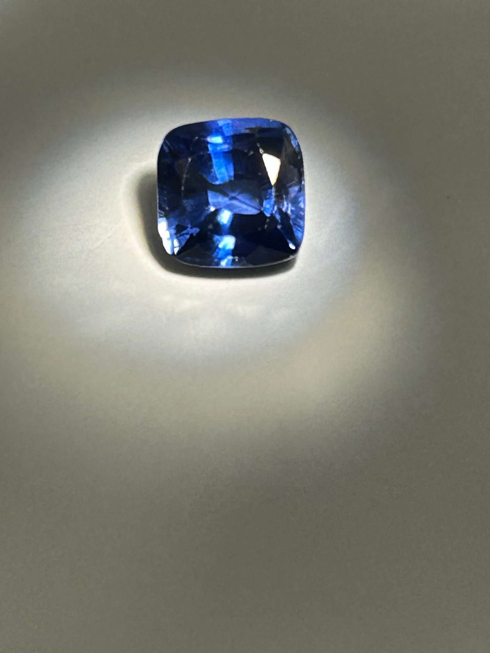 8.4 Carat Ceylon Royal Blue Sapphire Cushion Cut EGL Certified: A high-value gemstone from Sri Lanka, featuring a vibrant, vivid blue color and excellent transparency. The most valuable color is a bright, vivid blue. This gemstone checks all the blocks to be an in