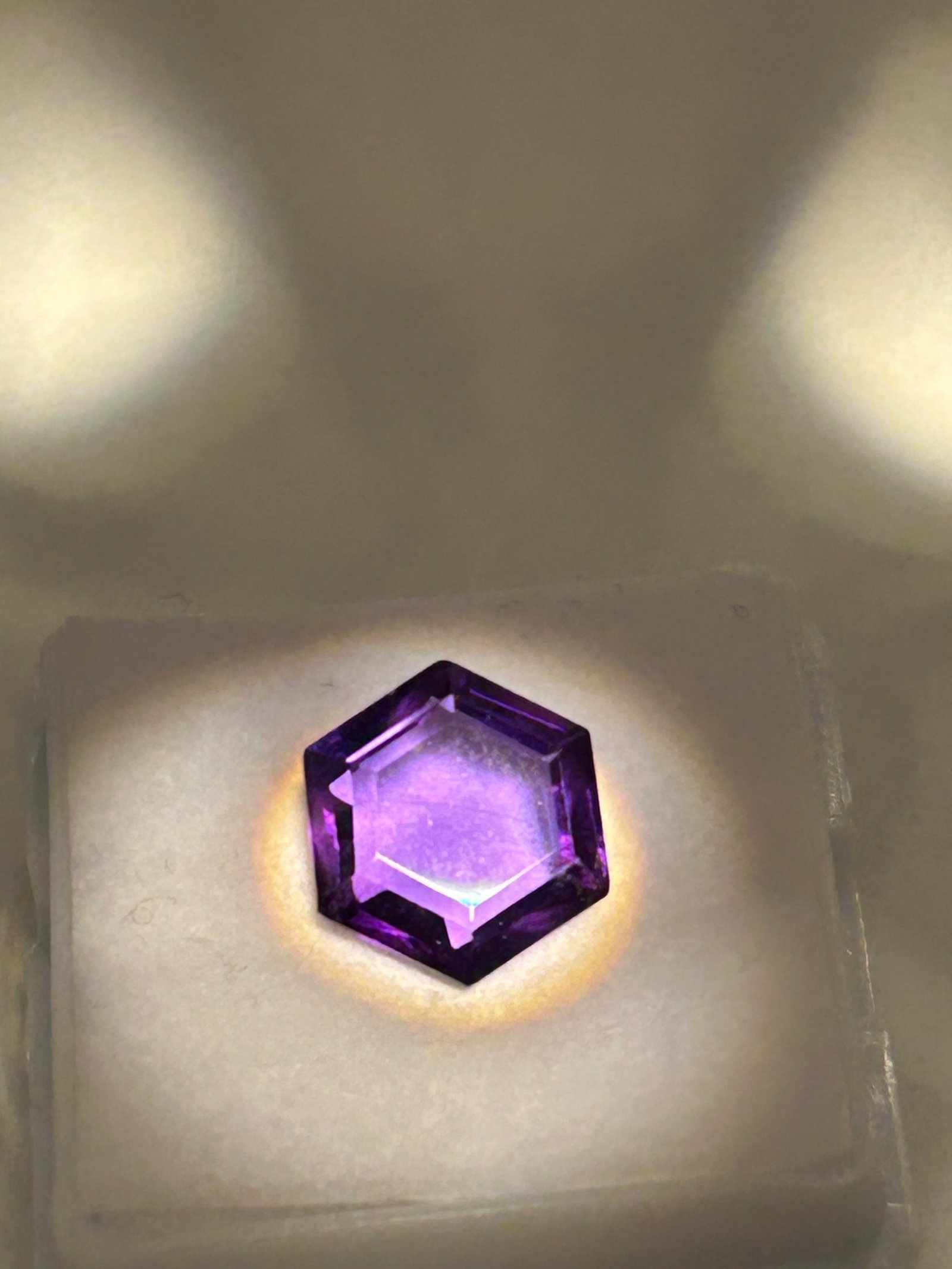 3.08 Carat --Brazilian Purple Amethyst -- Octogon Step Cut --IGI Certified (1 of 4)