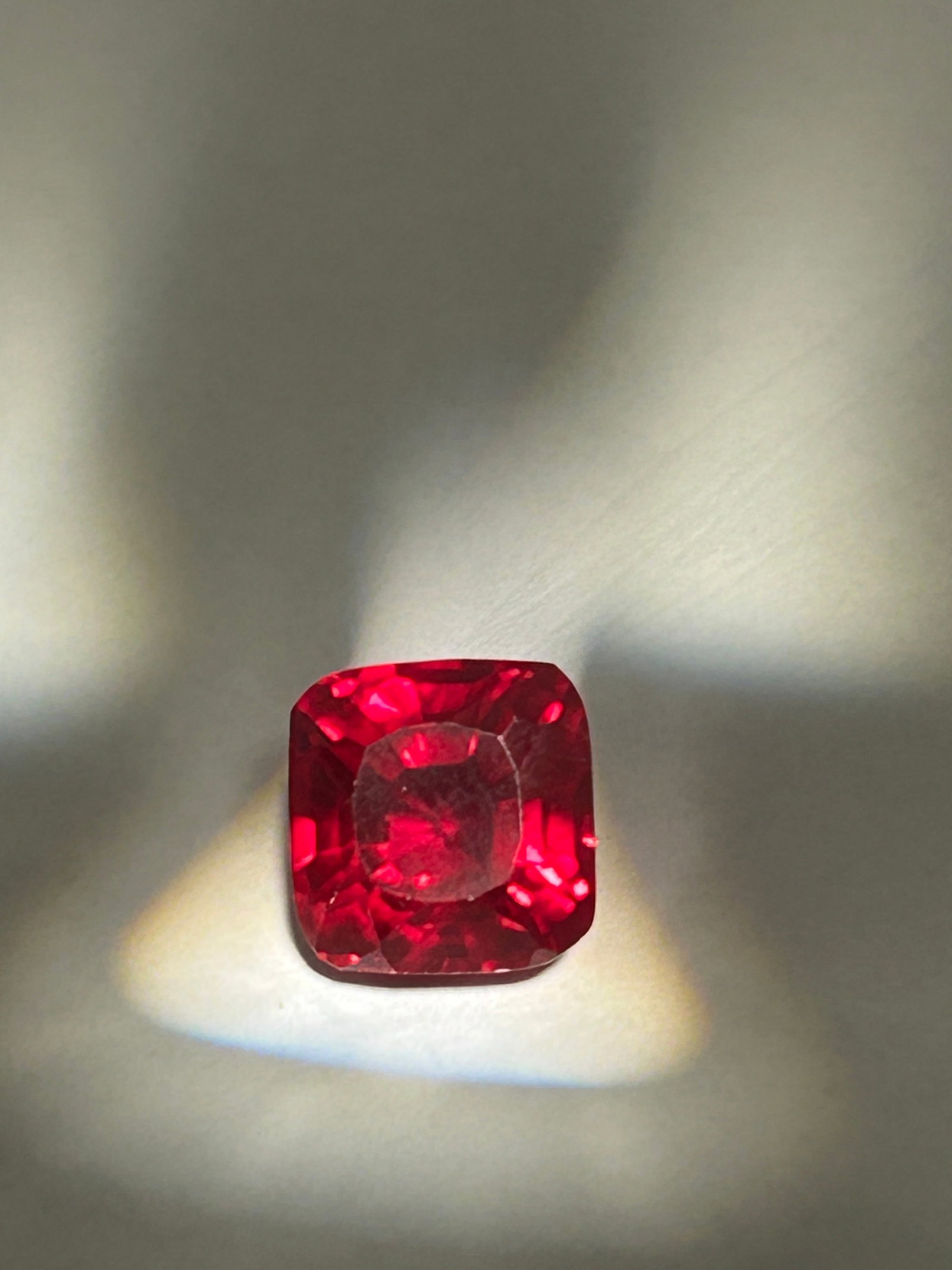 7.50 Carat Blood Red Ruby Cushion Cut GGL Certified (1 of 5)