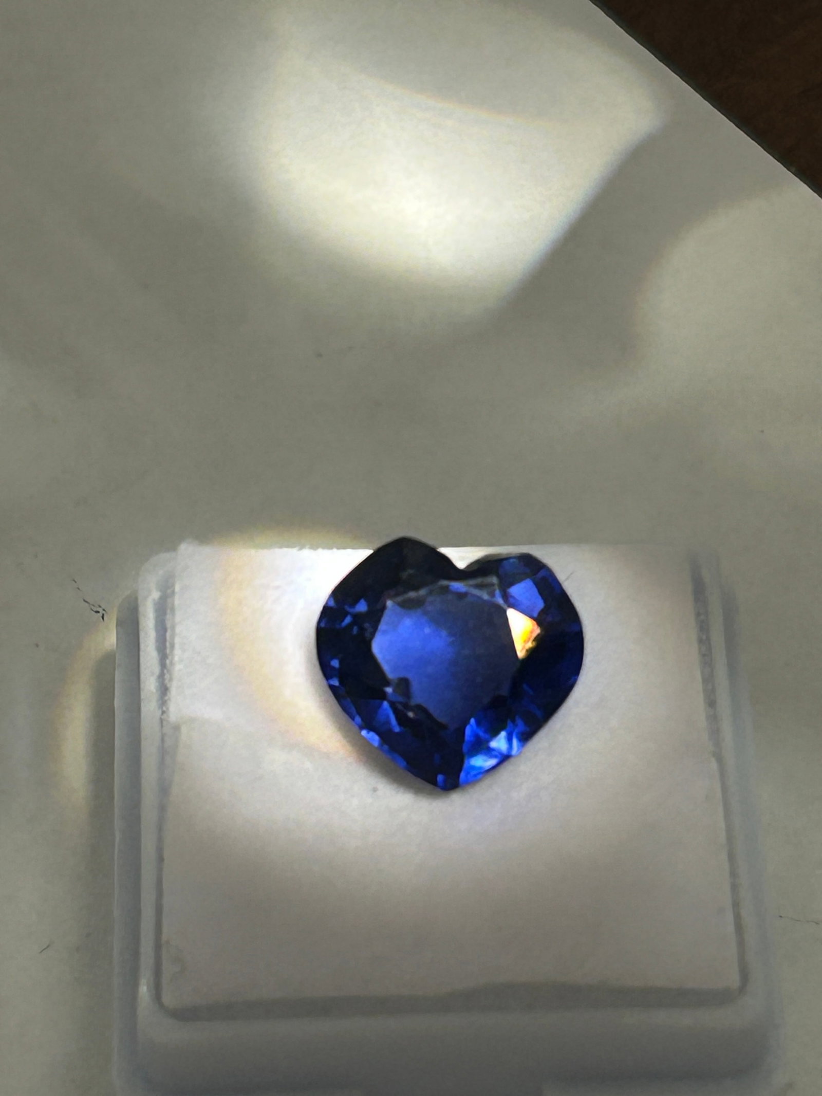 9.65 Carat Tanzanite Heart Cut GGL Certified: Heated to enhance its intense color, it features eye-clean clarity and superior brilliance. This sizeable, romantically shaped gem is ideal for high-end, custom-made, one-of-a-kind jewelry pieces. Hea