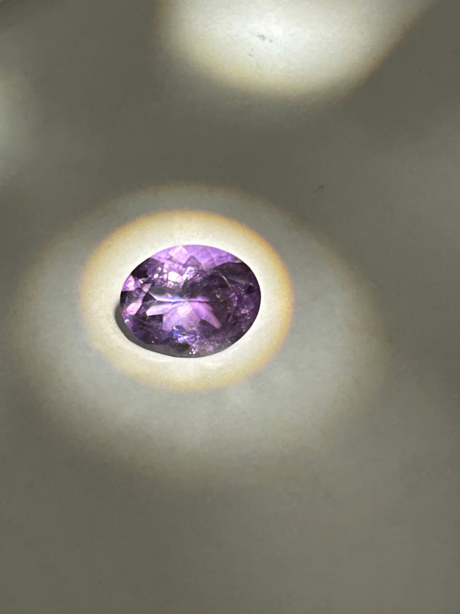 3.01 Carats Purple Amethyst Oval Mixed Cut IGI Certified: A 3.01-carat oval mixed-cut purple amethyst is a substantial, versatile gemstone suitable for high-end jewelry, with, in some cases, AIG certification indicating it as a natural, intense purple