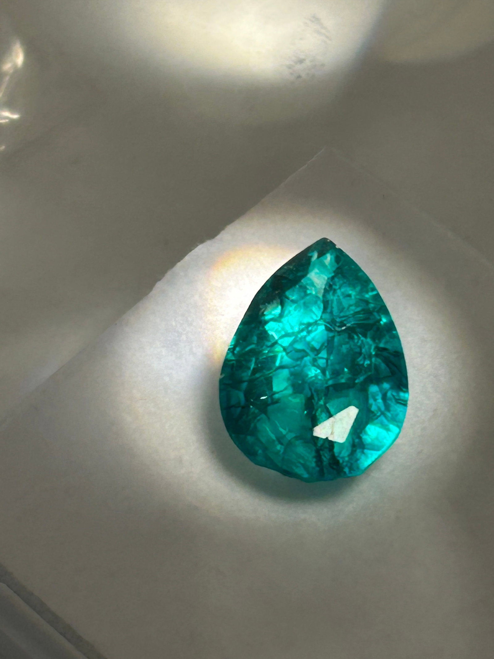 8.55 Carat Colombian Green Emerald Pear Cut EGL Certified: A gemstone featuring a vibrant, rich green color and a "jardin" (natural inclusions) that define its character. Pear-cut shapes are popular for maximizing weight and creating an elegant, elongated app